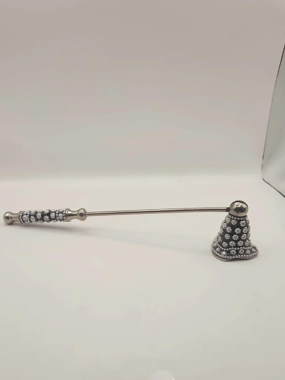 Vintage Silver Toned Star Burst Candle Snuffer